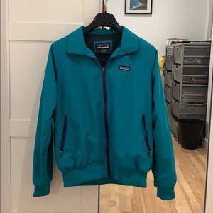 Patagonia teal bomber jacket men medium m